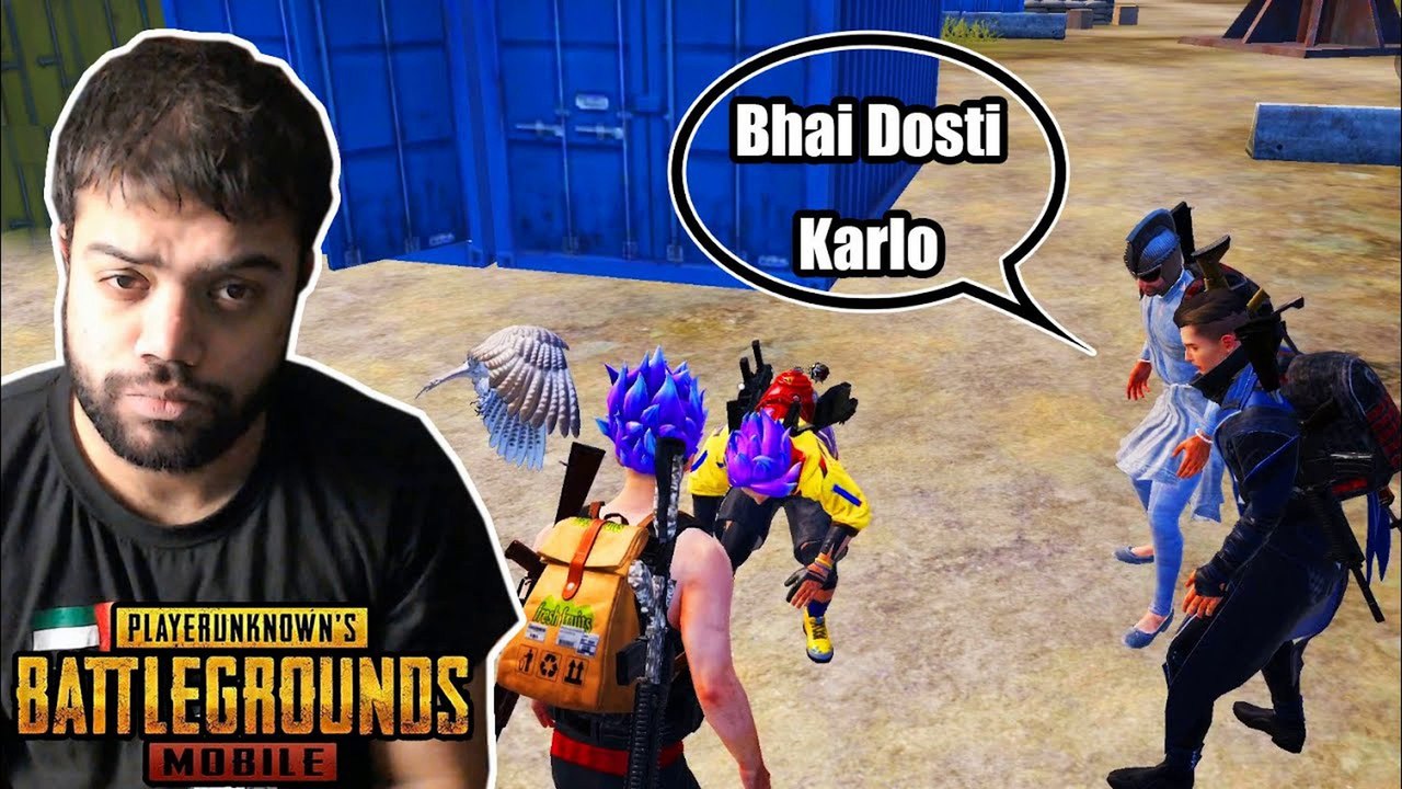 I Teamed Up With An Enemy Squad In PUBG Mobile Solo Squad !!!