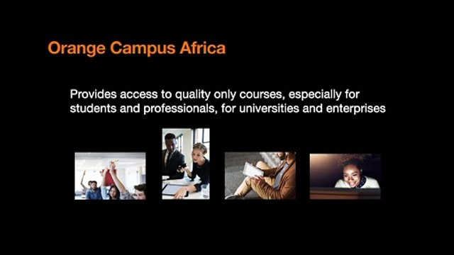 Orange Campus Africa, the African e-learning platform