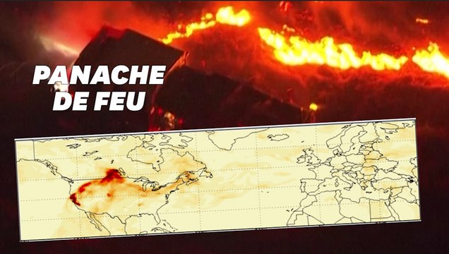Incendies aux États-Unis: le panache de fumée jusqu'en Europe