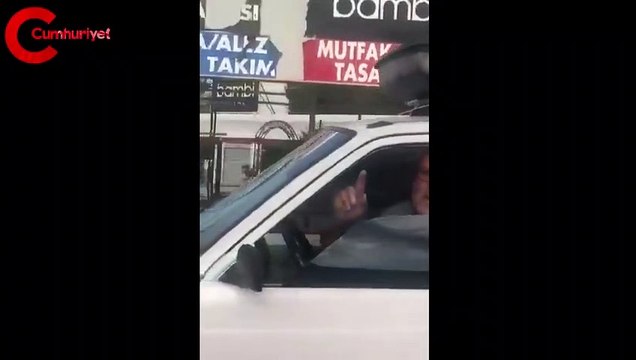 Hayvana şiddet görüntüleri tepki çekti: Otomobilin arkasına bağladığı köpeği metrelerce sürükledi