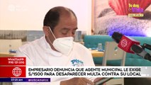 Empresario denunció que agente municipal le exige dinero por desaparecer multa | Primera Edición (HOY)