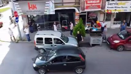 Sakarya'da şehir merkezinde satırlı dehşet