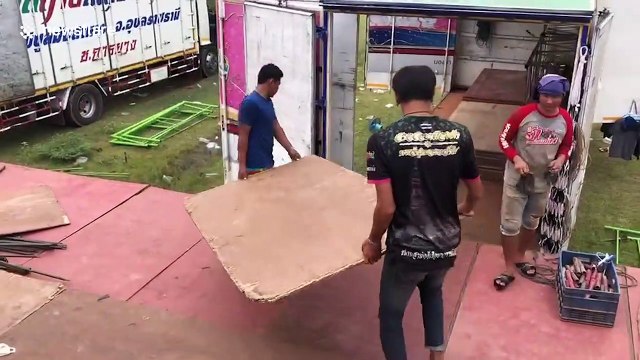 Terrifying moment stage collapses during music concert in Thailand