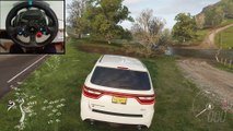 Dodge Durango SRT | Realistic offroading - Forza Horizon 4 | Logitech g29 gameplay (Steering Wheel)