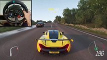 Mclaren P1 2013 - Forza Horizon 4 | Logitech g29 gameplay (Steering Wheel + Paddle Shifter)