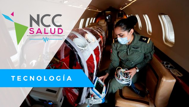 Mé­xi­co dis­po­ne de am­bu­lan­cias áreas para ayu­dar a pa­cien­tes de CO­VID-19