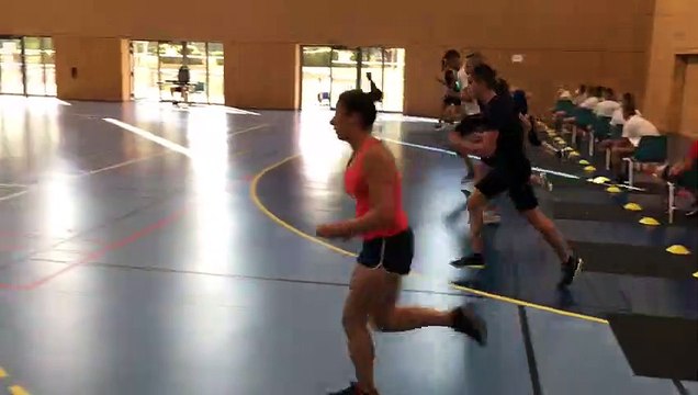 Test de Luc Léger au concours national de Sapeurs-Pompiers de Reims