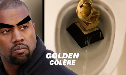 Télécharger la video: Kanye West se soulage sur un Grammy Award pour montrer sa colère contre les maisons de disque