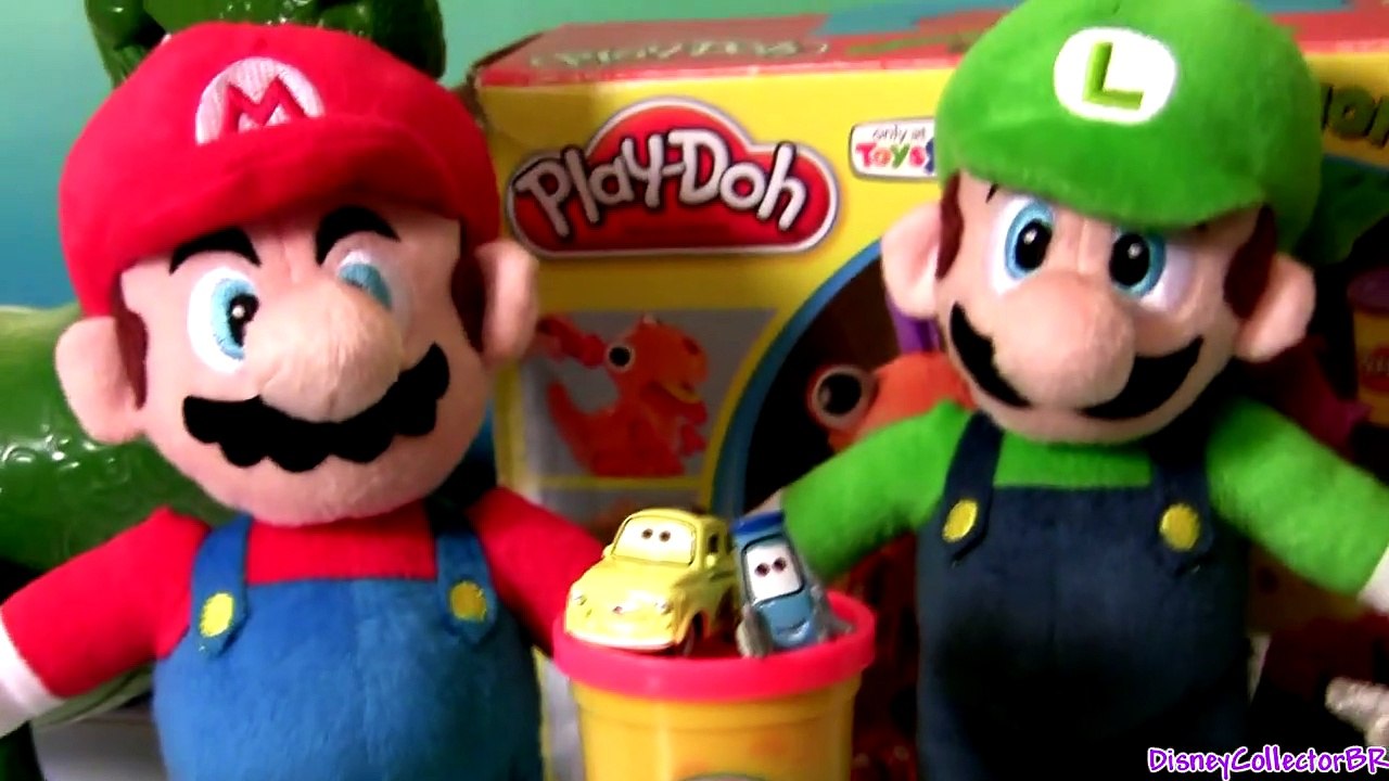 Play Doh Mario Bros. Luigi & Guido Disney Pixar Cars Nintendo Video