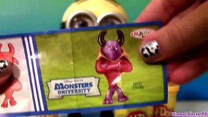 下载视频: Play Doh Minions Easter Eggs! Make PlayDoh Stuart Dave Despicable Me Disney Monsters University Toys