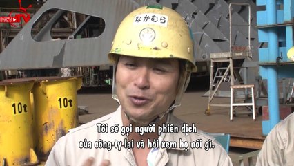 Gặp gỡ các công nhân Việt tại xưởng đóng tàu Nhật Bản và bữa ăn ấm tình đồng hương