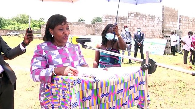 Pose de la première pierre du centre culturel de la ville de Yamoussoukro