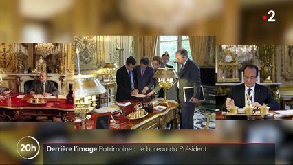 Journées du Patrimoine : le bureau du président à l'Élysée rénové