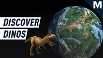 Find out which dinosaurs are under your feet