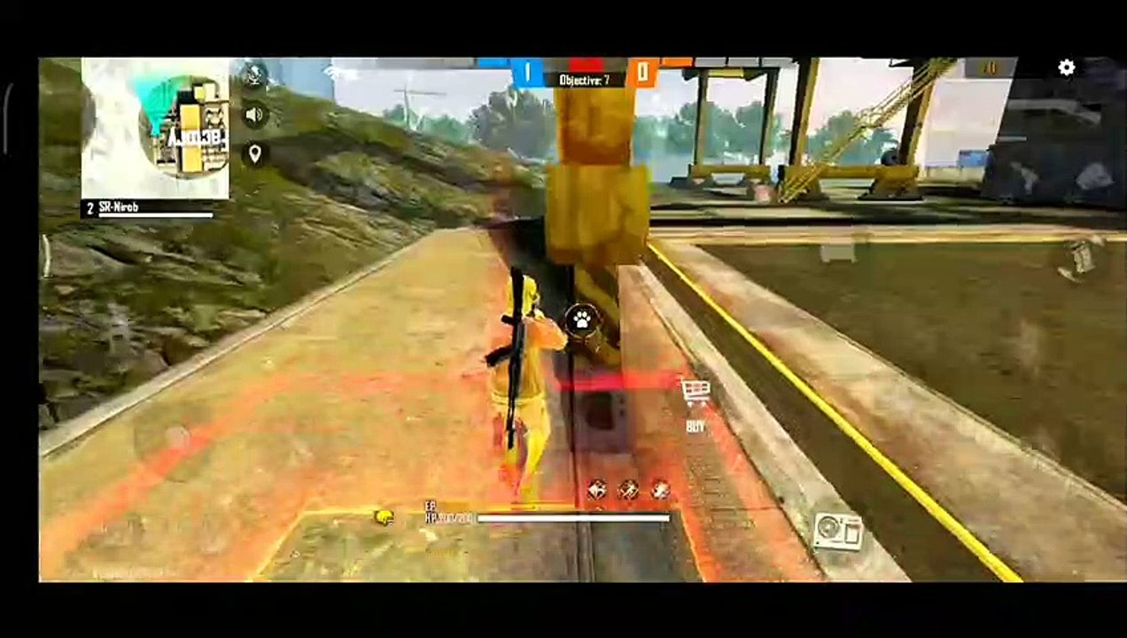Garena free fire 1 vs 1 customrom awesome gameplay