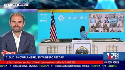 Benoît Dageville (Snowflake) : Snowflake réussit une IPO record - 16/09