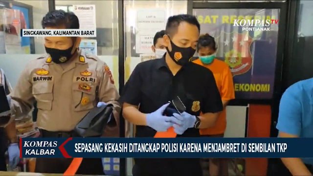 Polres Singkawang Tangkap Sepasang Kekasih Pelaku Jambret