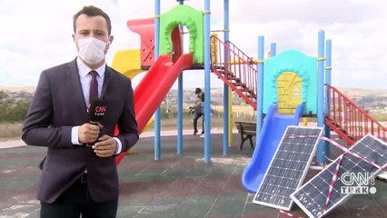 Son Dakika: Üzerine aydınlatma direği düştü | Video