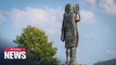 New bronze statue of Melania Trump unveiled in Slovenia