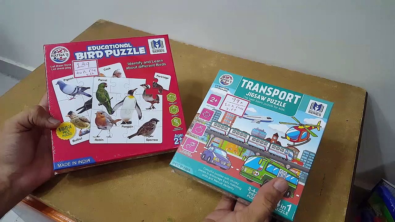 Unboxing and review of ratna baby jigsaw puzzle big