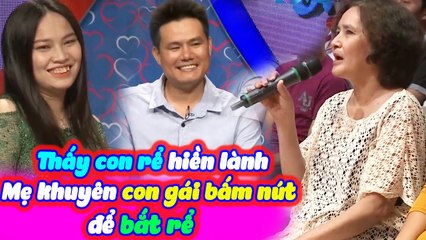 Mẹ Vợ Thấy Con Rể Hiền Lành Khuyên Con Gái Bấm Nút Bắt Rể Khiến Quyền Linh Trầm Trồ | BMHH Tập 300
