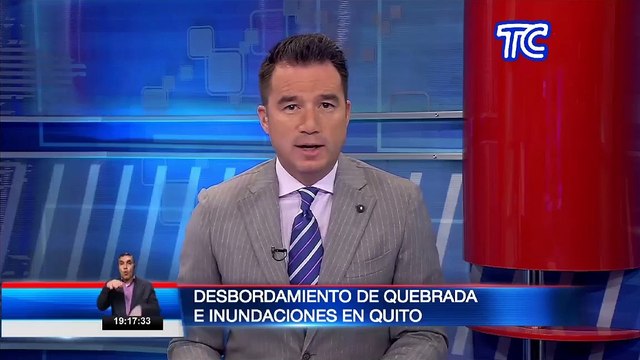 EN VIVO |Desbordamiento de quebrada e inundaciones en Quito