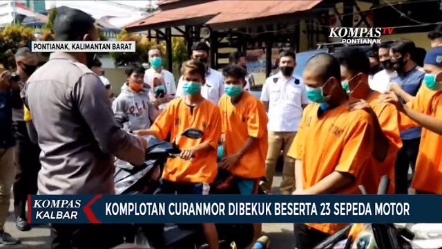 Polisi Bekuk Komplotan Curanmor beserta 23 Sepeda Motor