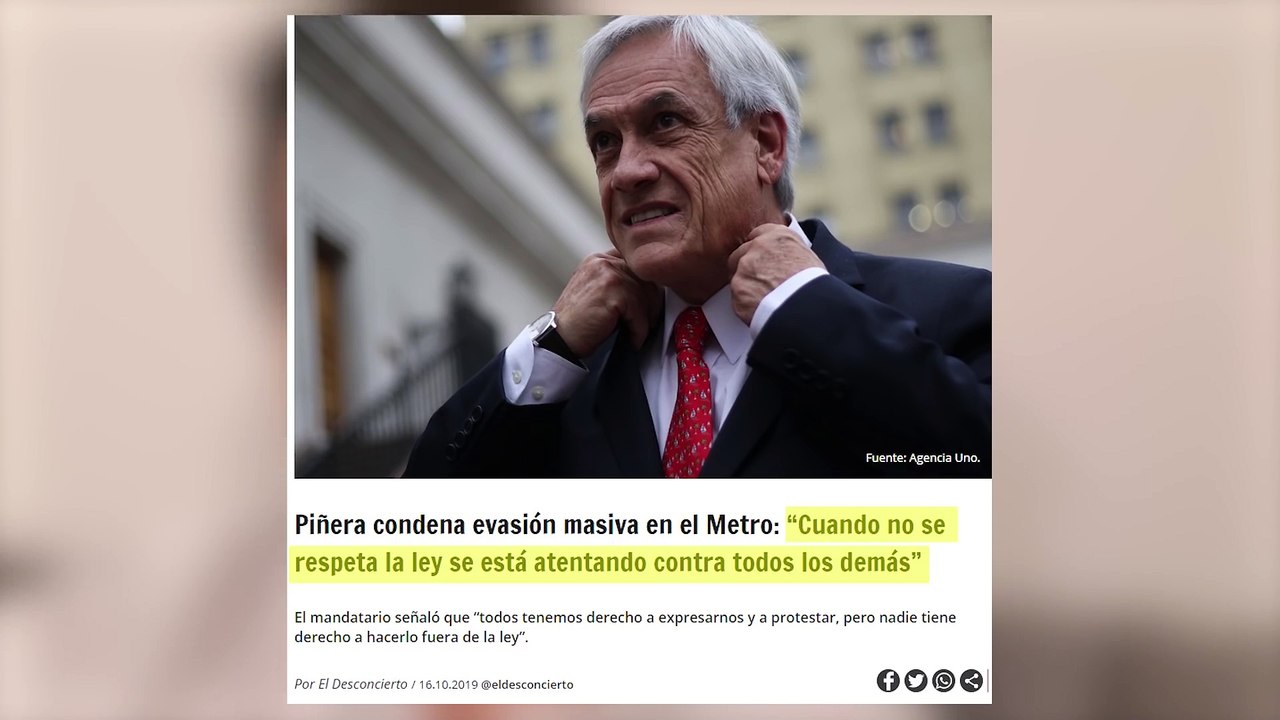 CHILE NO ES LIBERAL | Martín Benegas Ortega