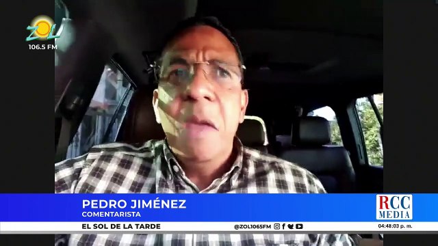 Pedro Jimenez Estoy jarto de la clase política dominicana, es una clase hipócrita, hace y deshace