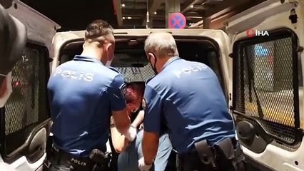 Babasını hastaneye getiren gence silah doğrultan kadın gözaltına alındı
