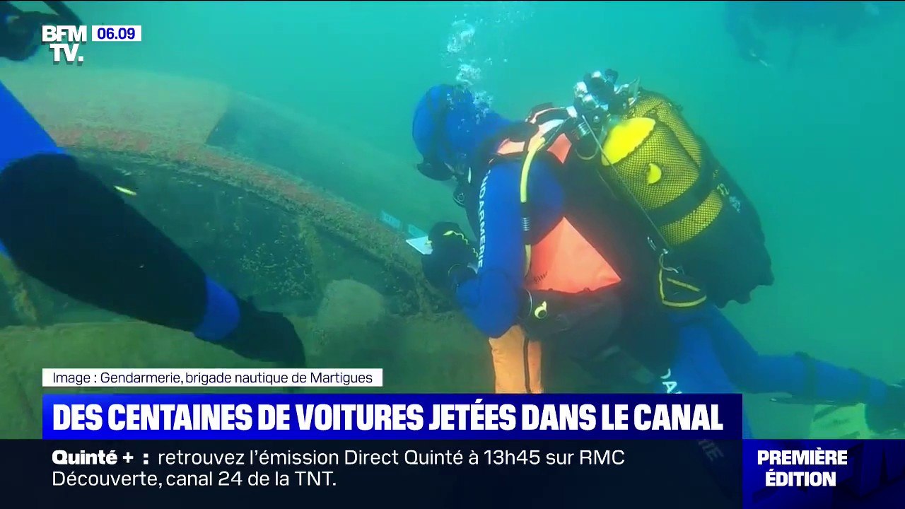 Dans les Bouches-du-Rhône, le canal de Provence est devenu un véritable cimetière de voitures