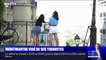 Les rues de Montmartre désertées par les touristes étrangers à Paris