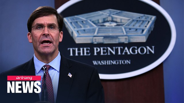 Esper brings up need for collective security alliance in Indo-Pacific