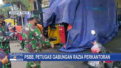 Kantor di Luar 11 Sektor Pengecualian yang Nekat Buka, Kena Razia Yustisi