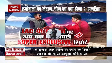 Exclusive report from high altitude of Leh Laddakh on News Nation