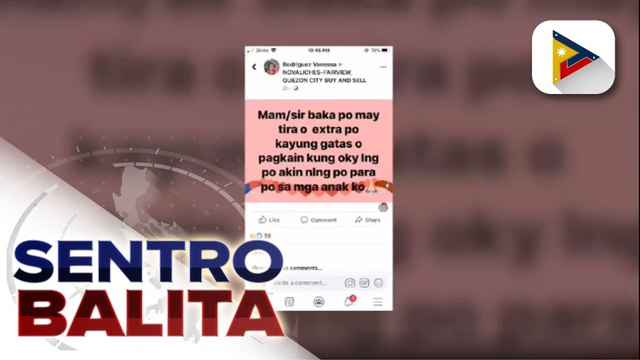 #SentroBalita | Malasakit at Work: Babaeng nanghihingi ng tirang pagkain sa social media, natulungan na