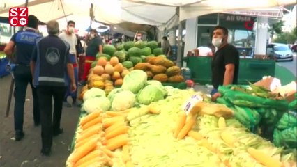 Zabıta ekibi eline megafonu alıp böyle uyardı