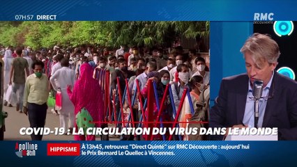 Nicolas Poincaré : Covid-19, la circulation du virus dans le monde - 17/09