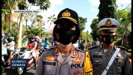 Pengguna Motor Marah saat Sidak COVID-19 di Karangasem 🚗