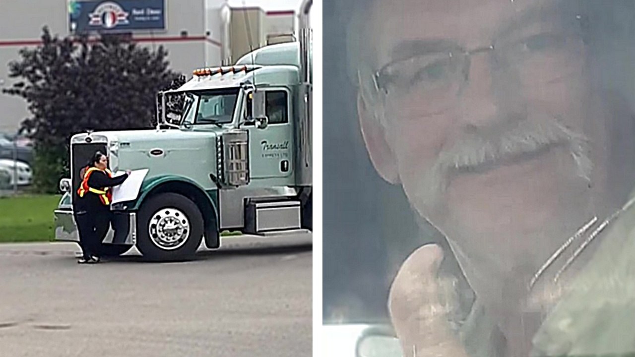 Un chauffeur heureux de percuter une manifestante