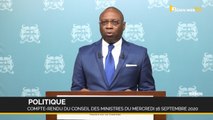 Bénin : compte-rendu du conseil des ministres du mercredi 16 septembre 2020