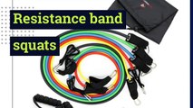 Resistance Band Squats