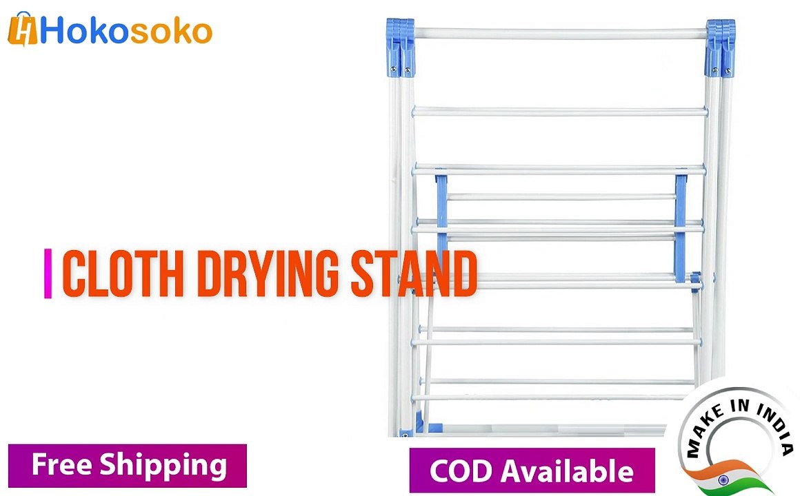 Cloth Drying Stand for Indoors and Outdoors | Cloth Stand | HOKOSOKO