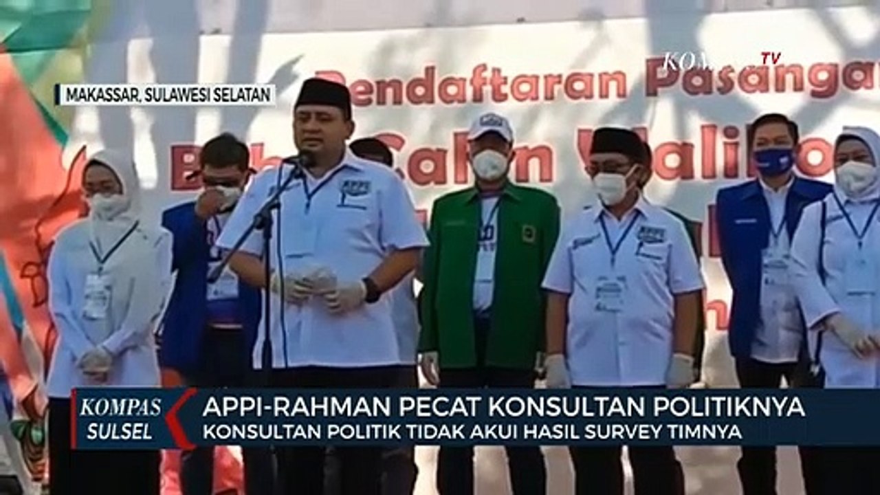 Appi-Rahman Pecat Konsultan Politiknya