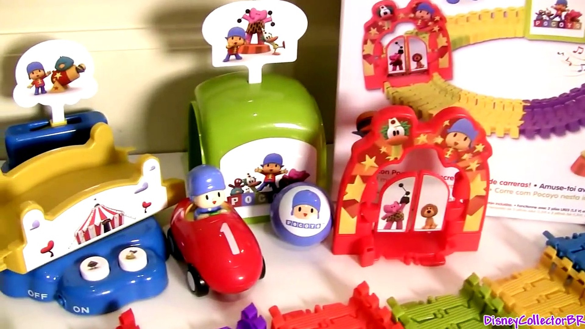 Pocoyo Car Super Circuit Race Track Motorized Juguete Coche de Carreras Swiggle Nickelodeon PeppaPig - video dailymotion