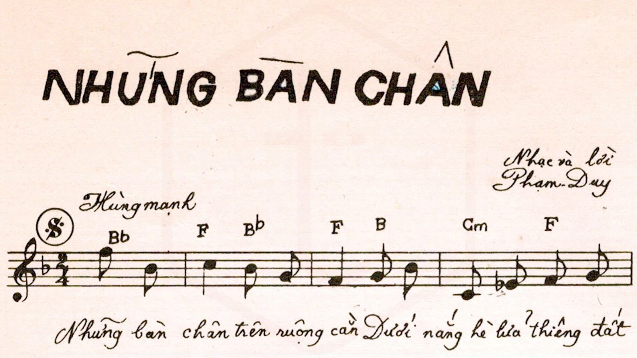 Những Bàn Chân (Phạm Duy) Duy Khánh Pre 1975