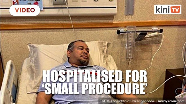 Khairuddin hospitalised for small procedure, told to rest by doctors