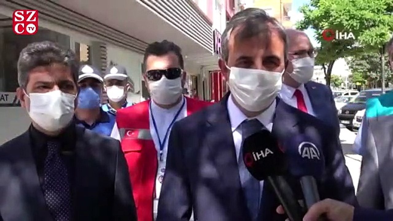 Corona denetiminde vali 'maske' dedi vatandaş 'üzüm'