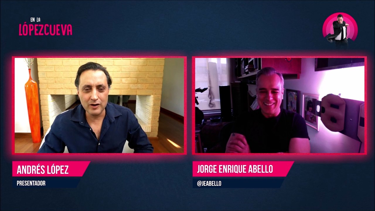 Jorge Enrique Abello  con Andrés López comediante (1/2)