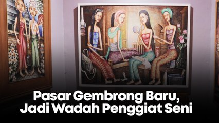 Beralih Fungsi, Kini Pasar Gembrong Jadi Wadah Penggiat Seni